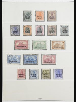 Stamp collection 32140 Memel 1920-1923.