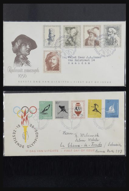 Stamp collection 32147 Netherlands FDC's 1956-2016!