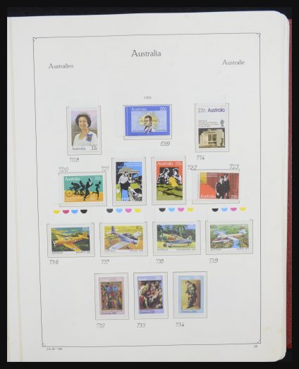 Stamp collection 32132 Australia 1980-1995.