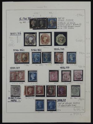 Stamp collection 32154 Great Britain 1840-1980.