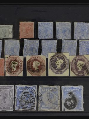 Stamp collection 32160 Great Britain 1847-1910.