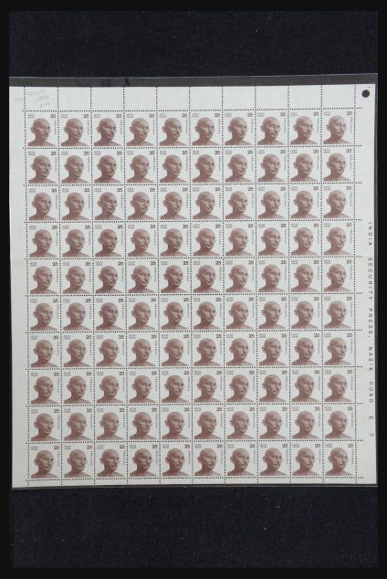 Stamp collection 32161 India Gandhi 1978-1983.