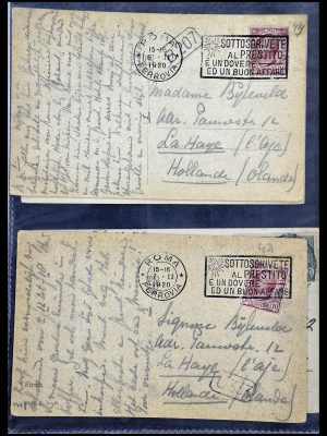 33737 Italië covers and cards 1856-1945.