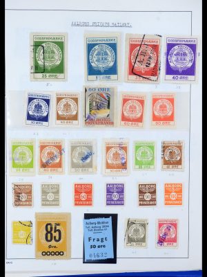 35650 Denmark railroad stamps.