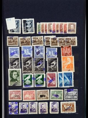 36119 Poland Groszy overprints 1950.