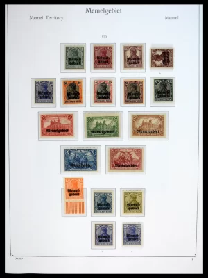 41085 Memel supercollection 1920-1939.