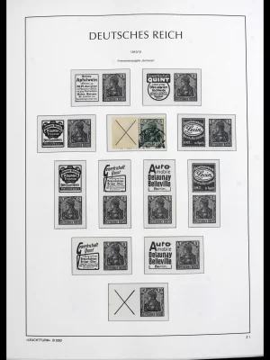 41560 Germany Reich supercollection combinations from stampbooklets 1910-1941.
