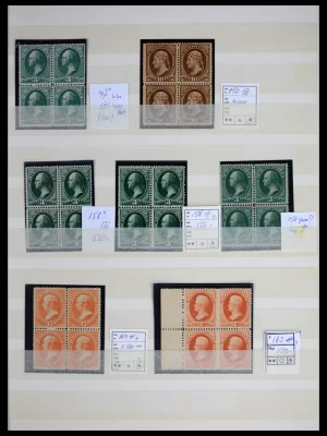 41700 USA blocs of 4 mint 1870-1915!!
