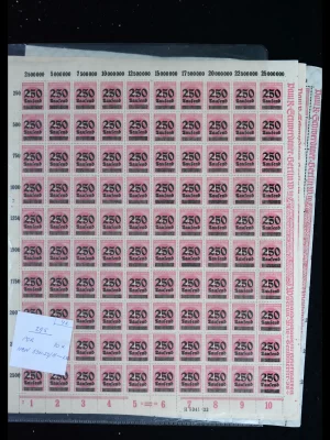 41897 Germany Reich inflation sheets 1921-1923.