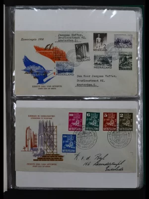 41909 Netherlands first day covers complete 1950-2016.