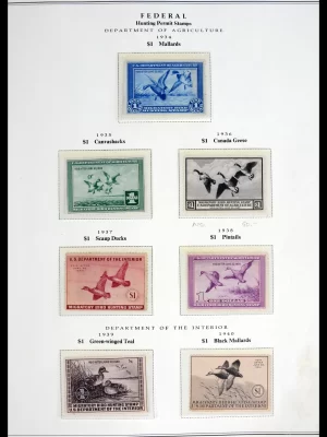 42088 USA duckstamps complete 1934-2021.