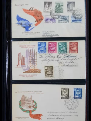 42049 Netherlands first day covers complete 1950-1976.