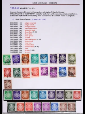 42117 DDR service stamps 1954-1972.